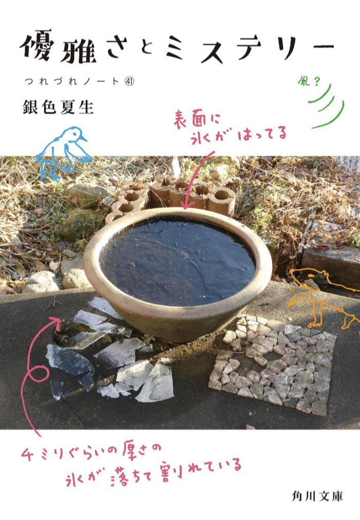 ココロを書き留める📝優雅さとミステリー つれづれノート(41) 銀色夏生 KADOKAWA #架空書店 220417②