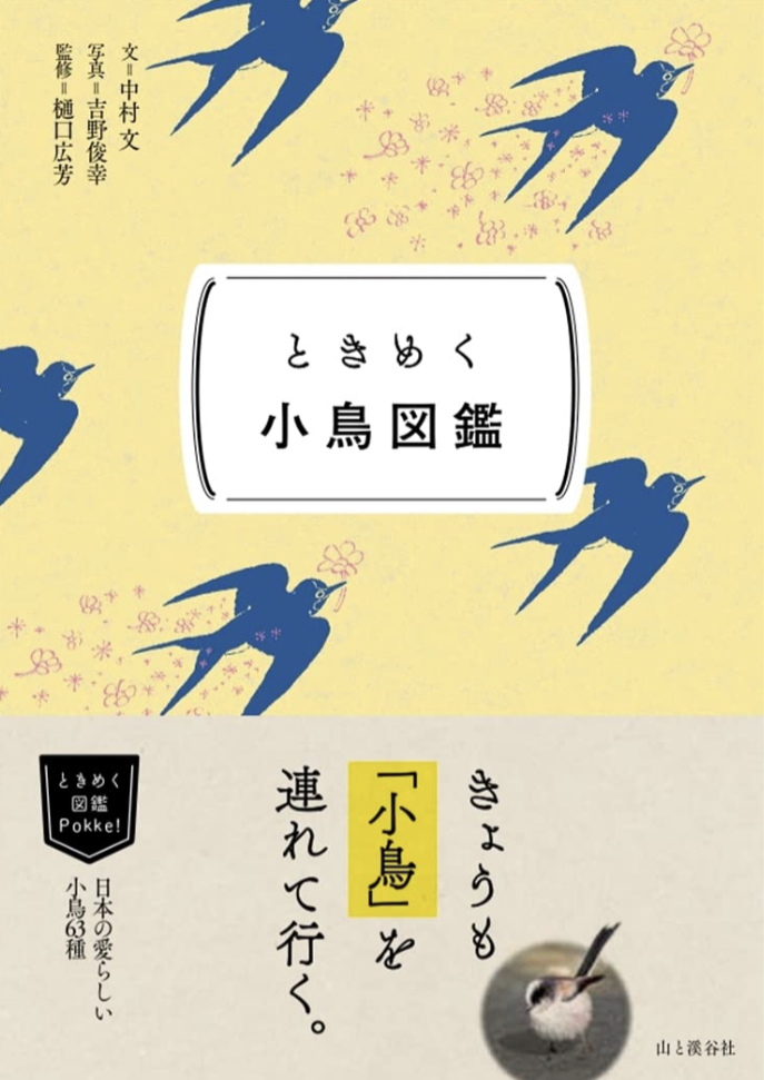 飛んでいく🦤ときめく図鑑Pokke！ときめく小鳥図鑑 中村 文 吉野 俊幸 樋口 広芳 山と渓谷社 #架空書店 230110④