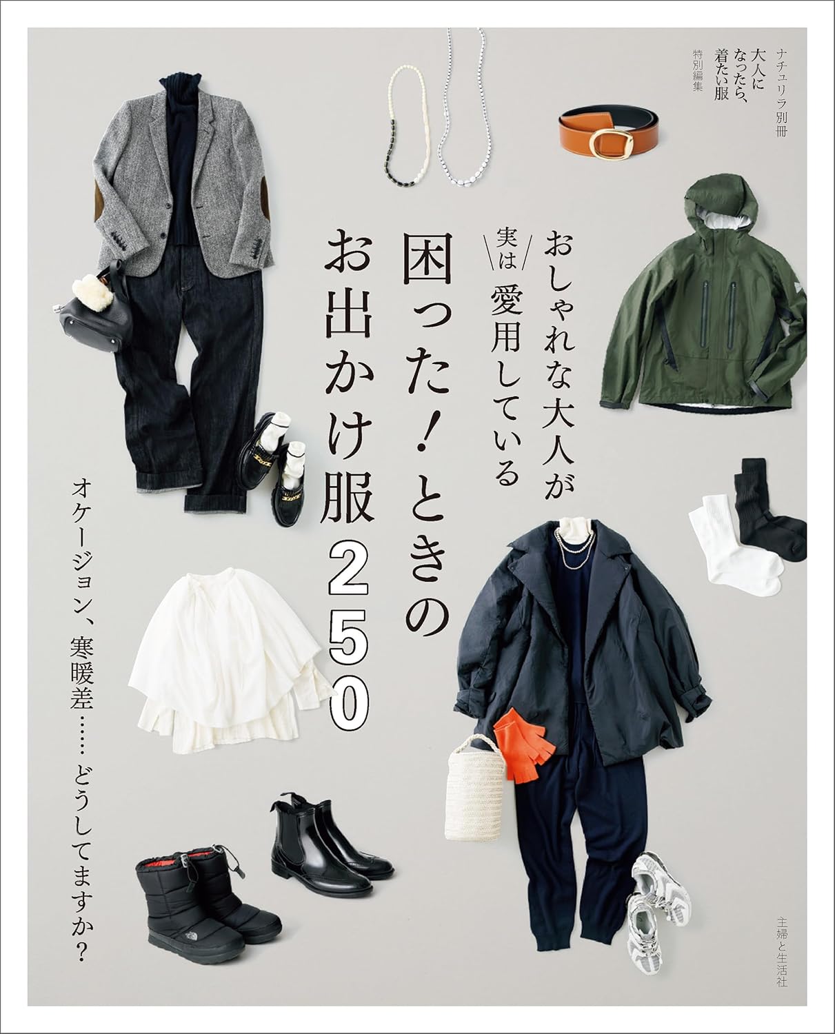 おしゃれな大人が実は愛用している困った! ときのお出かけ服 250 主婦と生活社 #架空書店 241207 ①
