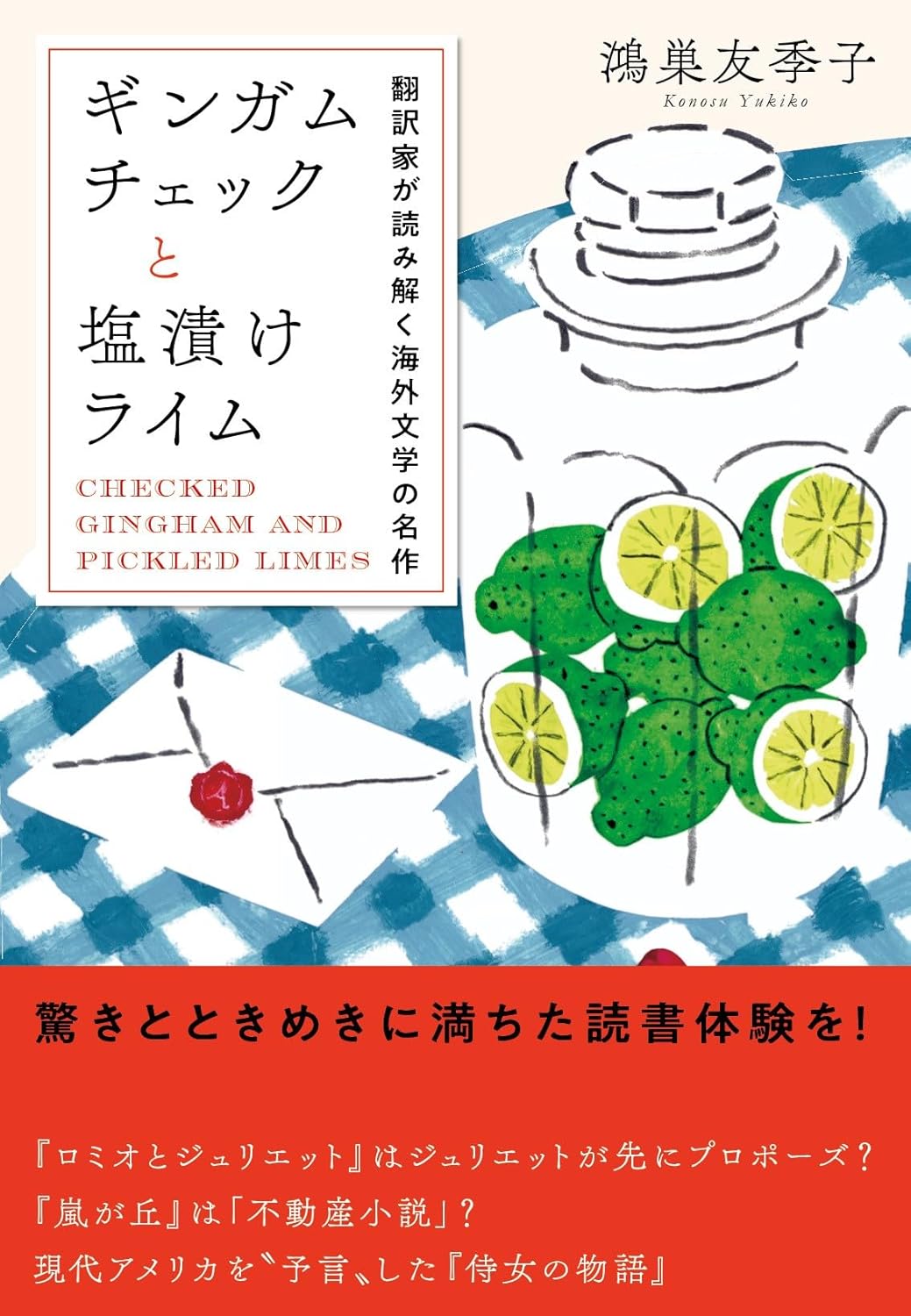 ギンガムチェックと塩漬けライム 翻訳家が読み解く海外文学の名作 鴻巣 友季子 NHK出版 #架空書店250415 ③