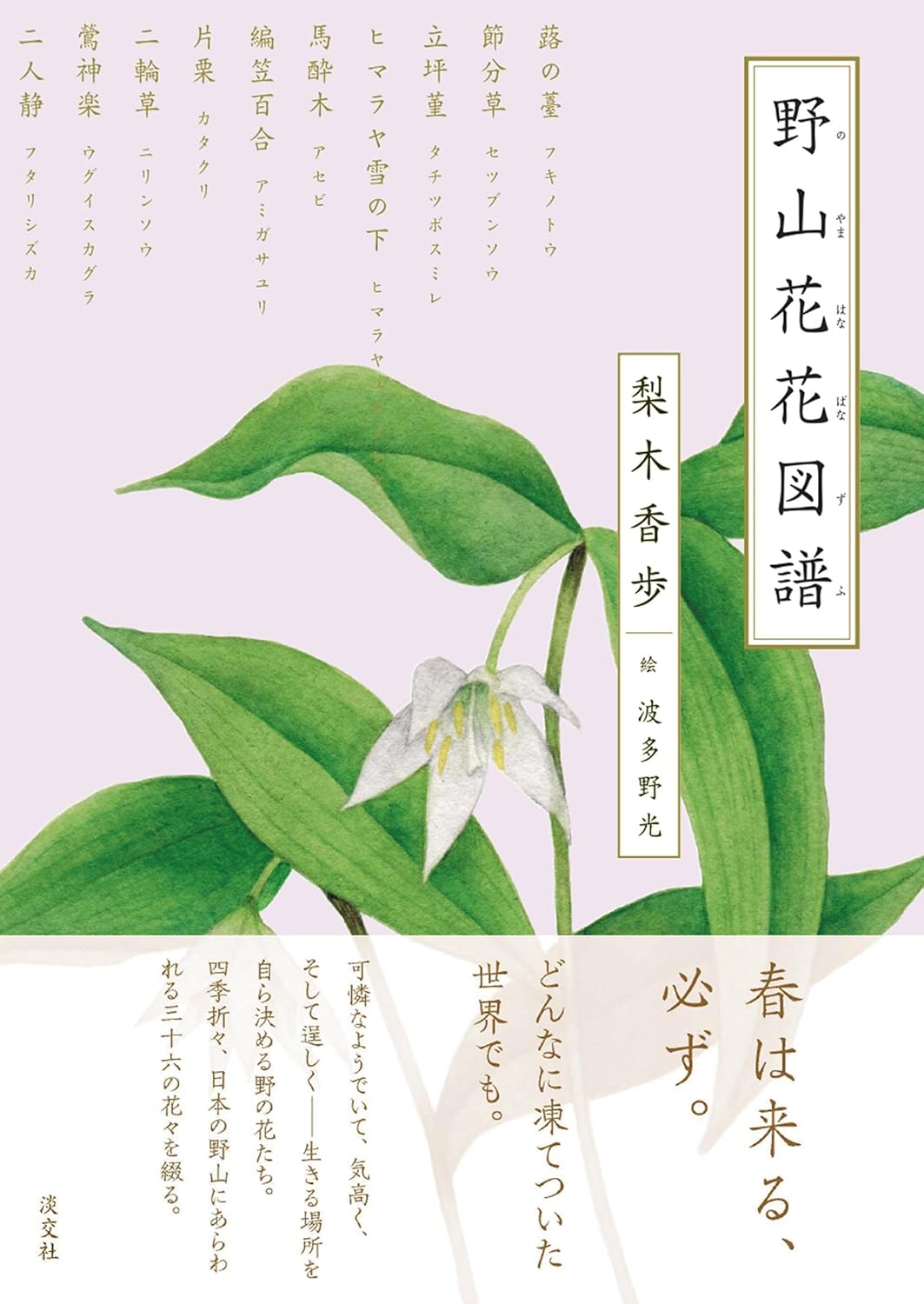 野山花花図譜 梨木香歩 波多野光 淡交社 book BOOKS kakuushoten New Book read reading Amazon アマゾン本 これから出る本 まだ売ってない本 メディアで取り上げられた新刊 ランキング上位の新刊 予約 予約受付中 今月発売の新刊 本 新刊 新刊情報サイト 読書 書籍新刊情報 架空書店 架空書籍